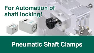 Pneumatic Shaft Clamps for Machine Changeover  IMAO [upl. by Jammal807]