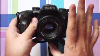 Minolta Maxxum 7 Overview and Functions [upl. by Barnett729]