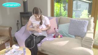 Lansinoh 2in1 Electric Breast Pump  How to Use [upl. by Angele]