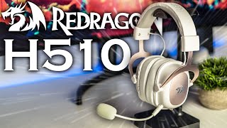 Unboxing and Review  Redragon H510 White Gaming Headset [upl. by Htor]