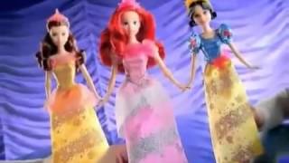 Disney Princess MATTEL Sparkling Dolls Commercial [upl. by Auqenehs2]