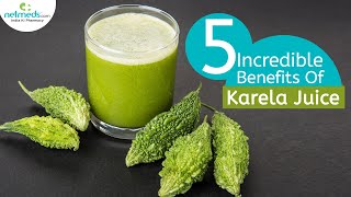 5 Incredible Benefits Of KarelaBitter Gourd Juice  How To Make Karela Juice [upl. by Aved]