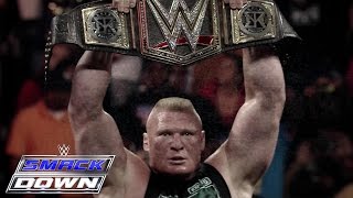 Brock Lesnar vs Seth Rollins The Road to Battleground SmackDown July 16 2015 [upl. by Gnuhn]