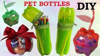 10 DIY Creative Ways to Reuse  Recycle Plastic Bottles part 1 [upl. by Talia]