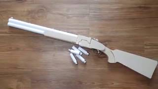 PUBG SHOTGUN  HOW TO MAKE DOUBLE BARREL SHOTGUN FROM CARDBOARD [upl. by Kenelm]