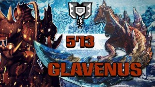 MHW Iceborne  MR Glavenus  Solo 513 Charge Blade [upl. by Santos]