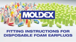 Foam Earplug Fitting Instructions [upl. by Derman390]