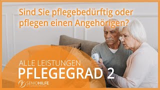 Welche Leistungen gibt es bei Pflegegrad 2 Ehemals Pflegestufe [upl. by Alegnatal875]