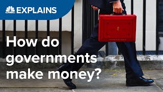 How do governments make money  CNBC Explains [upl. by Medeah]