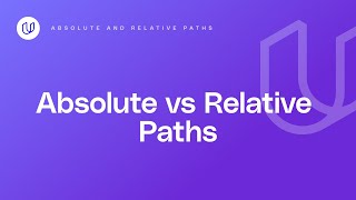 Absolute and Relative Paths [upl. by Notneuq566]