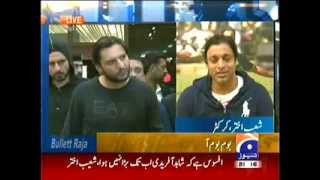 Shahid Afridi vs Shoaib Akhtar  BIG Media FIGHT [upl. by Eddina]