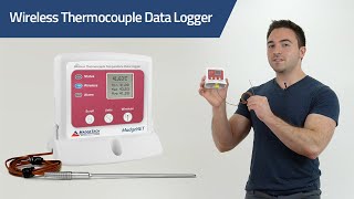 RFTCTemp2000A  Wireless Thermocouple Data Logger [upl. by Ateinotna]