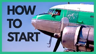 Starting Radial Engines with Buffalo Joe  DC3 MASTER CLASS [upl. by Hermes535]