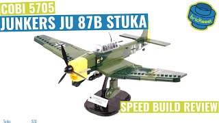 COBI 5705  Junkers JU 87B Stuka Speed Build Review NEW 122019 [upl. by Mateusz]