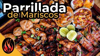 PARRILLADA de MARISCOS  TOQUE Y SAZON [upl. by Ayekan]