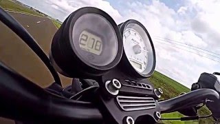 Harley Davidson XR1200 X 0 235 Top speed [upl. by Anairdna]