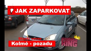 JAK ZAPARKOVAT PARKOVÁNÍ POZADU  How to park Reverse perpendicular parking Parking lessons [upl. by Caylor119]