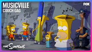 The Simpsons  quotMusicVillequot Couch Gag [upl. by Jago]