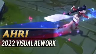 AHRI VISUAL UPDATE REWORK 2022  League of Legends [upl. by Wachtel]