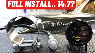 How to Install An Air Fuel Gauge  AEM Wideband [upl. by Poucher]