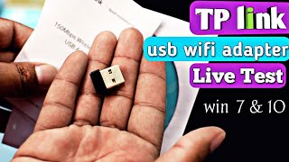 TP link usb wireless wifi adapter for desktop pc and laptops installation [upl. by Eiramassenav]