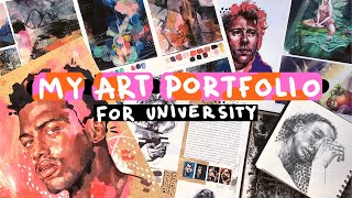 My Successful Illustration Portfolio for Applying to University  Advice [upl. by Ahsed]