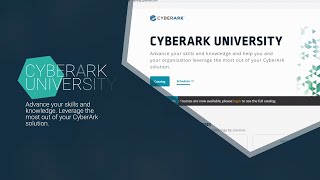 Cyber Security Training  CyberArk University [upl. by Aldarcie]