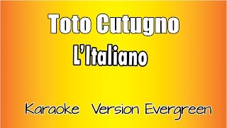 Toto Cutugno  L italiano versione Karaoke Academy Italia [upl. by Oznofla]