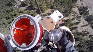 How to replace a light bulb 101 at 300ft [upl. by Chiarra]