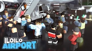 Hosting a flight in Iloilo Airport LA Airways Roblox [upl. by Zipnick]