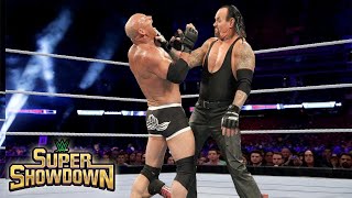 Goldberg VS Undertaker WWE RAW Match Highlights [upl. by Thebault956]