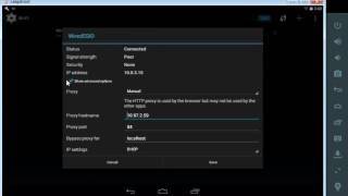 Proxy setting in Leapdroid [upl. by Lamrouex]