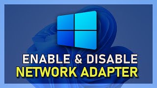 Windows 11  How To Enable amp Disable WIFI Network Adapter [upl. by Cardie455]