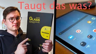 Das perfekte Panzerglas fürs Samsung Galaxy Tab S6 Lite  ELTD Schutzfolie Review [upl. by Suzzy554]