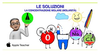 Le soluzioni  Concentrazione molare molarità [upl. by Aimerej]