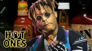 Juice WRLD Eats Spicy Wings LIVE  Hot Ones [upl. by Allbee947]