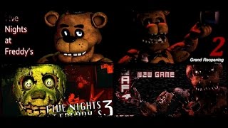 Como Jugar Five Nights At Freddys 123 y 4 Pantalla Completa [upl. by Strickman615]