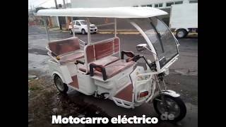 Motocarro eléctrico V10 para pasajeros [upl. by Etolas]