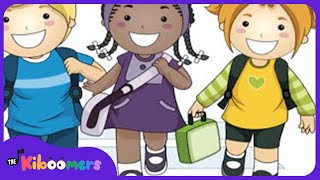 This Is The Way We Go To School  The Kiboomers Preschool Songs amp Nursery Rhymes [upl. by Namar976]