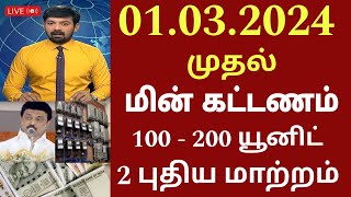 01032024 மின் கட்டணம் செலுத்துபவர்களுக்கு முக்கிய அறிவிப்பு  EB bill news in tamilRation Magalir [upl. by Eneleahs340]