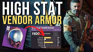 Destiny 2 HOW TO UNLOCK HIGH STAT ARMOR FROM VENDORS [upl. by Arahset339]