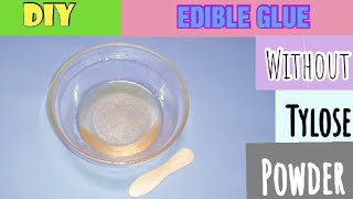 DIY Homemade Edible Glue Without Tylose Powder Easy Edible Glue [upl. by Audwen61]