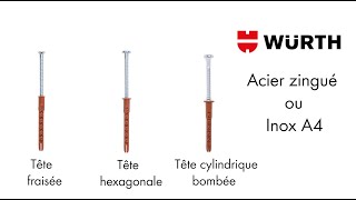 Chevilles plastique WUR  Würth [upl. by Hpesoj]