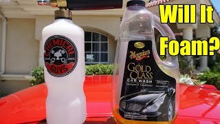 Meguiars Gold Class In a Foam Cannon Test [upl. by Amilah]