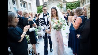 Jennifer amp Charlie  Modern Jewish Wedding in London UK [upl. by Enilorak]