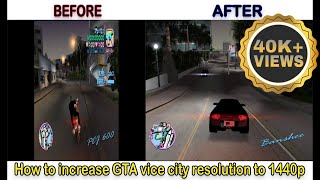 Fix GTAVC Short Screen Problem  Gta Vice City Resolution Problem Solve for all windows [upl. by Ley]