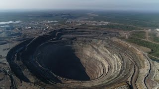 Siberias Diamond Mines Leave Gaping Holes In The Planet [upl. by Yordan]