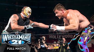 FULL MATCH  Rey Mysterio vs Eddie Guerrero WrestleMania 21 [upl. by Aicirtap]