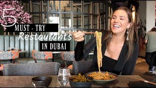 5 MUST  TRY Restaurants in Dubai  The Dubai Guide [upl. by Pros]