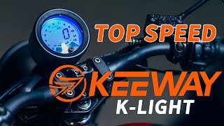 Keeway KLight 125  Top speed [upl. by Nivanod938]